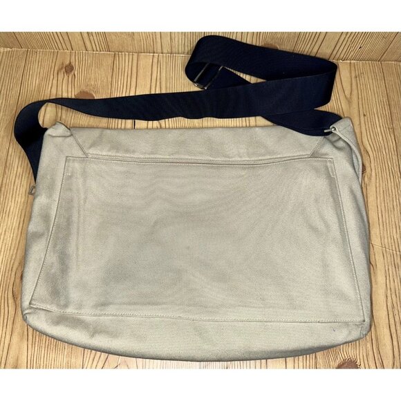 Jack Spade Greene St. Messenger Bag Mens Khaki Tan Adjustable Strap Travel - Picture 7 of 10